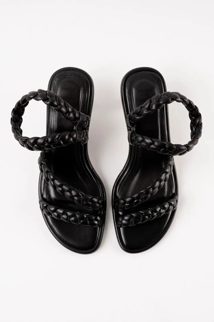 Souliers Martinez ANAYA alçak topuklu deri sandalet