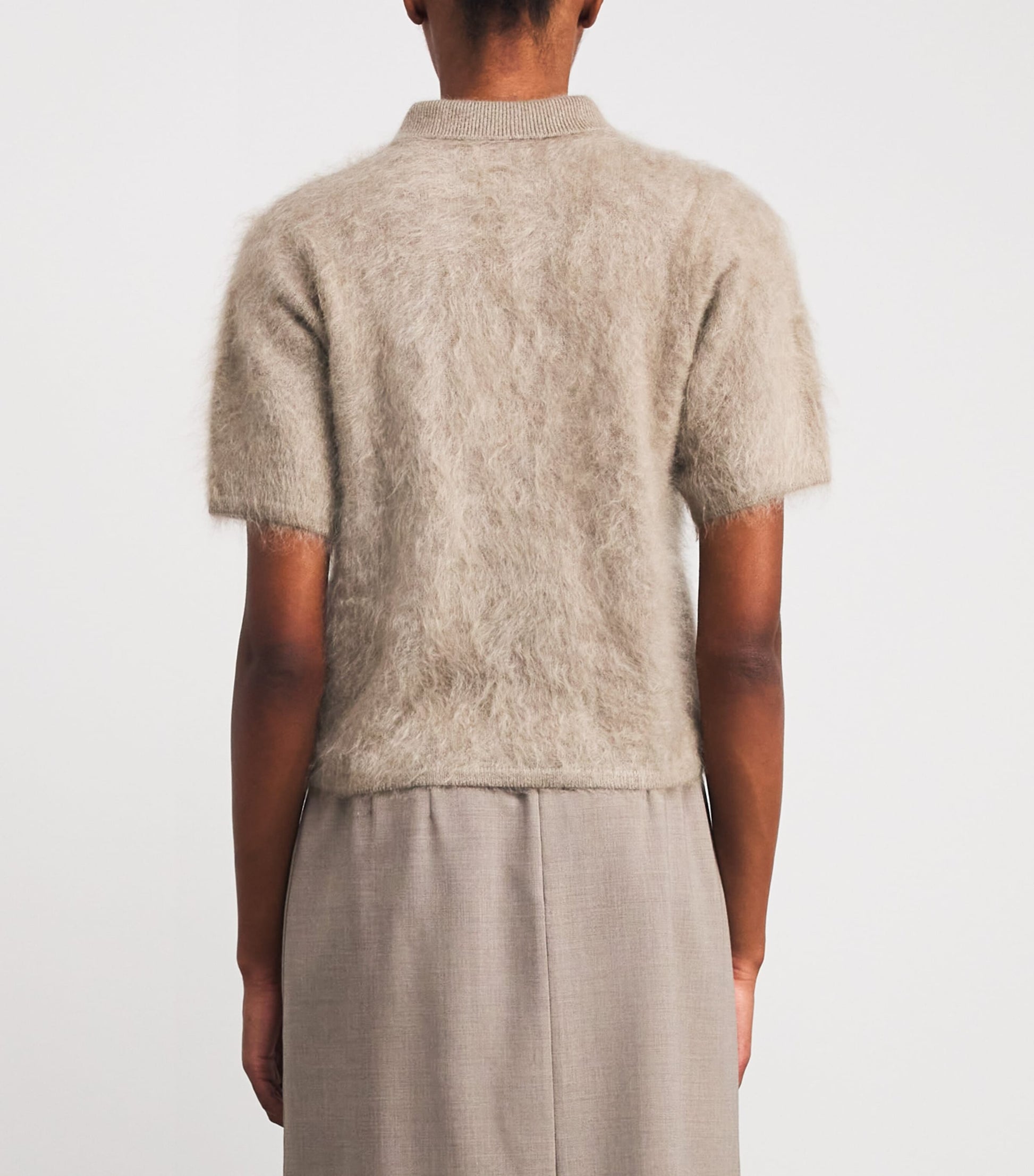 Cashmere Maika Polo Sweater NOUGAT