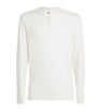 Long-Sleeved Henley Top