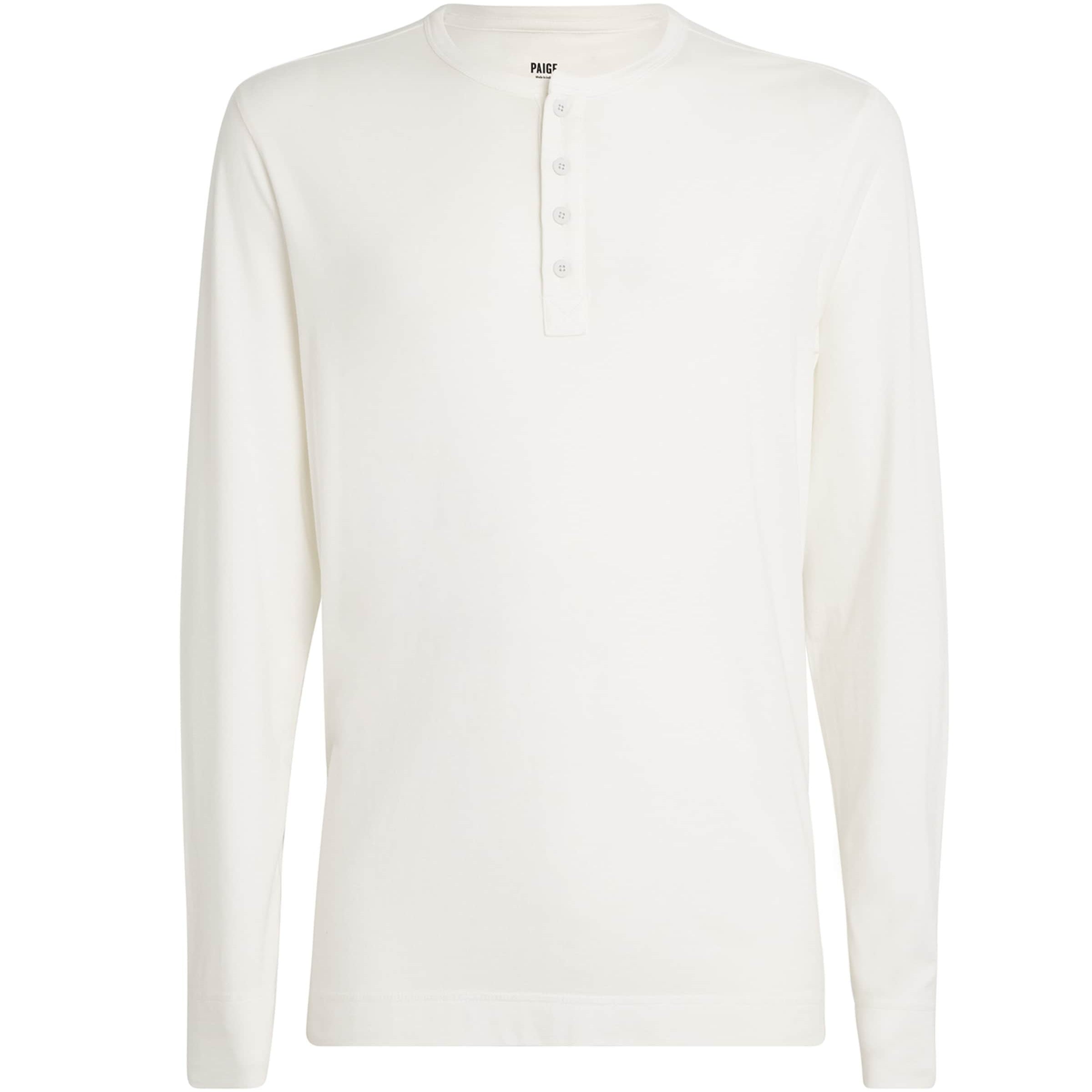 Long-Sleeved Henley Top