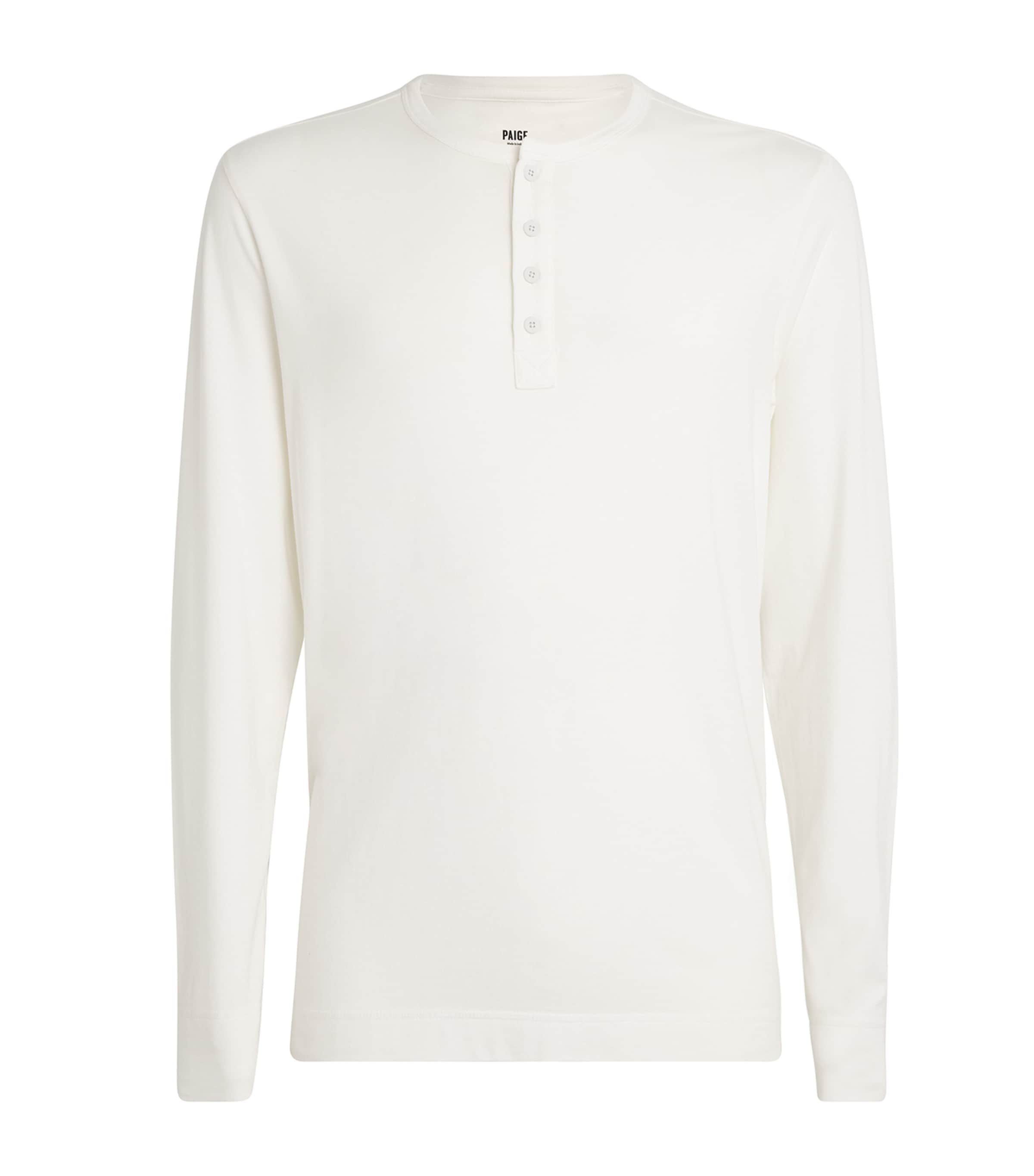 Long-Sleeved Henley Top