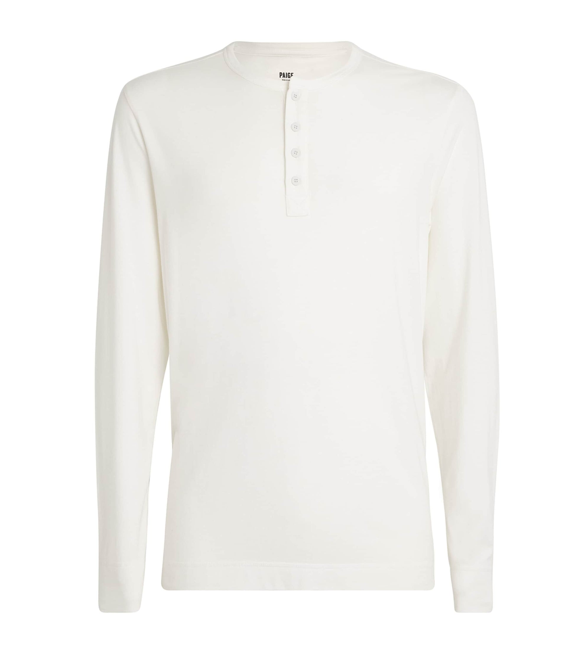 Long-Sleeved Henley Top
