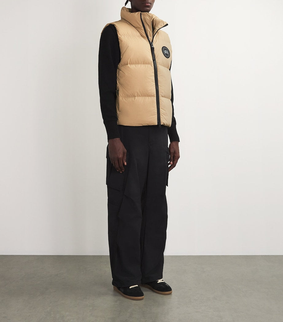 Canada Goose Beige Down Lawrence Puffer Gilet