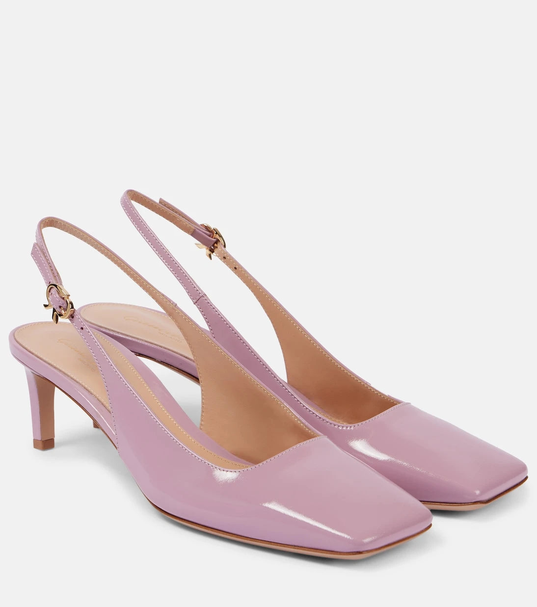 Gianvito Rossi - 55 leather slingback pumps