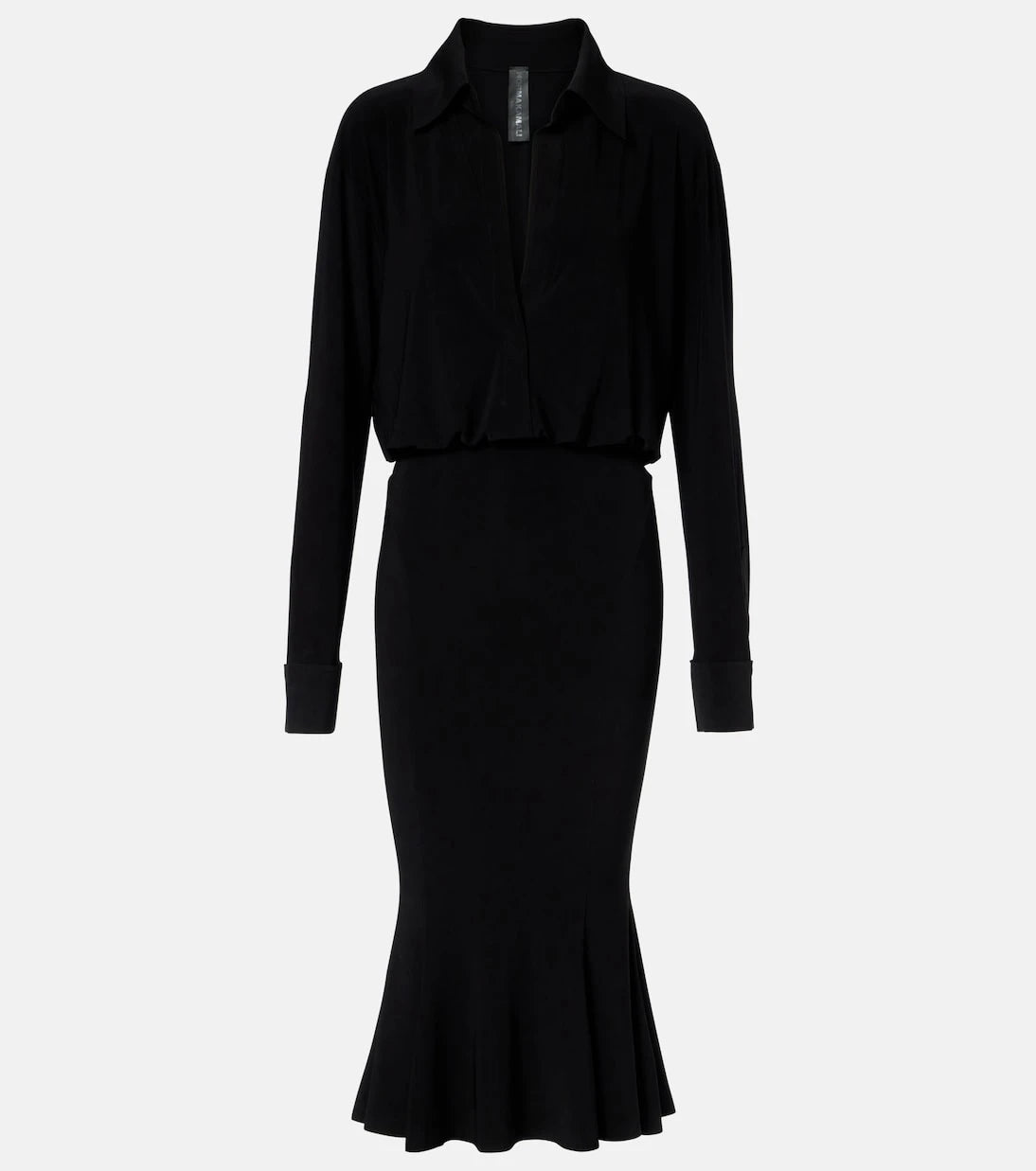 Norma Kamali - Flared midi dress