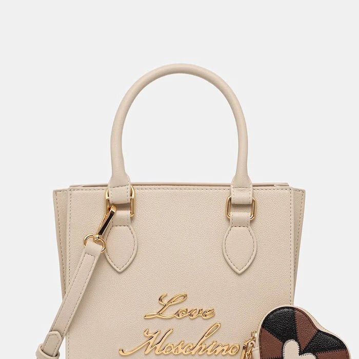 Love Moschino kadın deri crossbody çanta