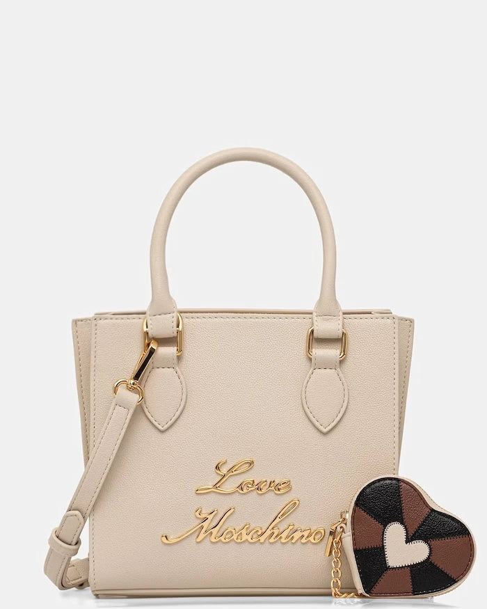 Love Moschino kadın deri crossbody çanta
