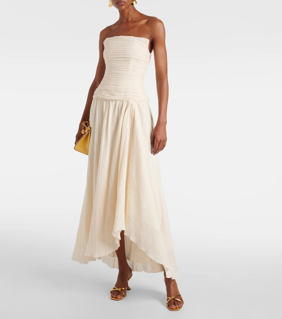 Staud - Hightide cotton-blend maxi dress