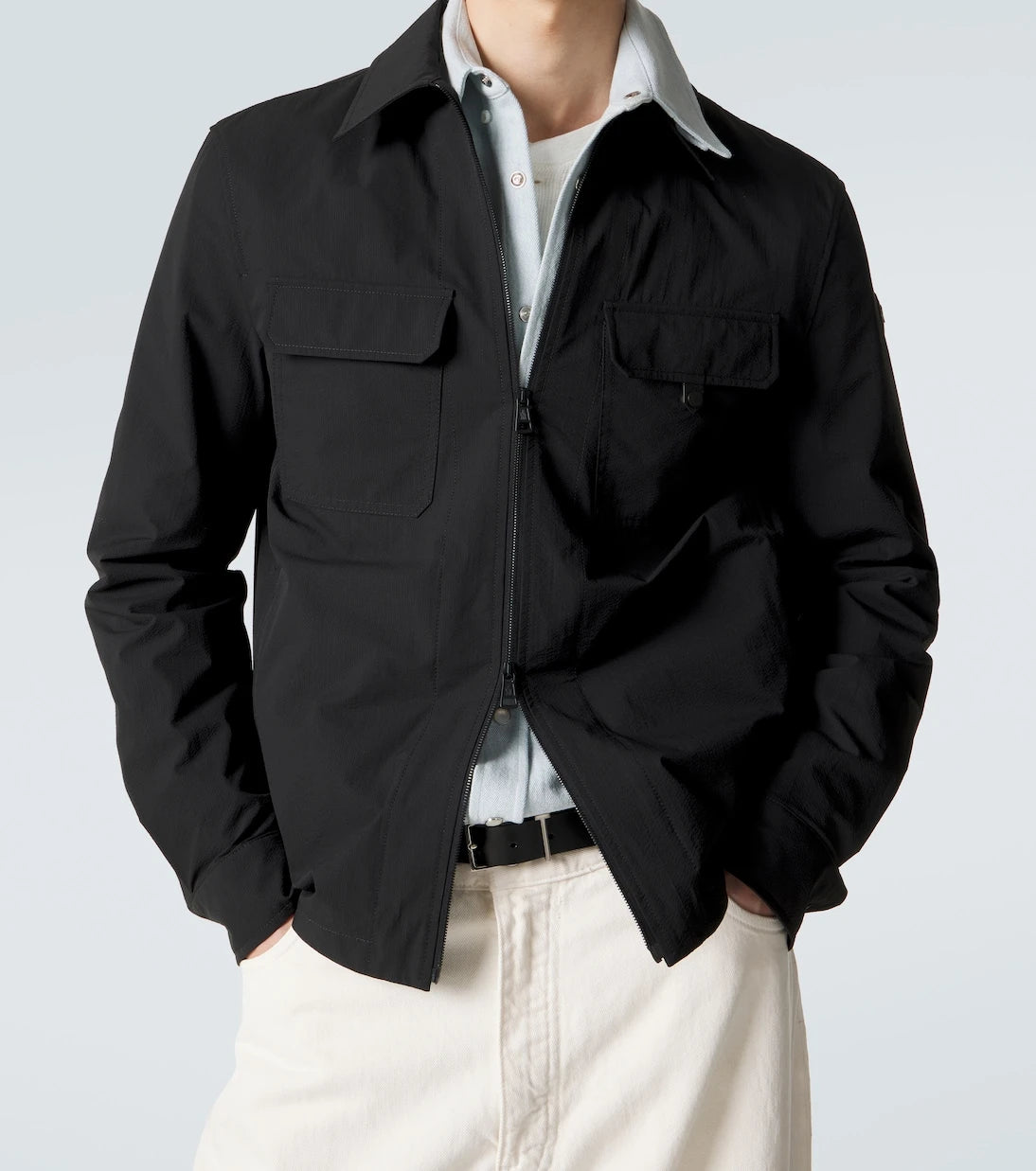Moncler - Seersucker overshirt