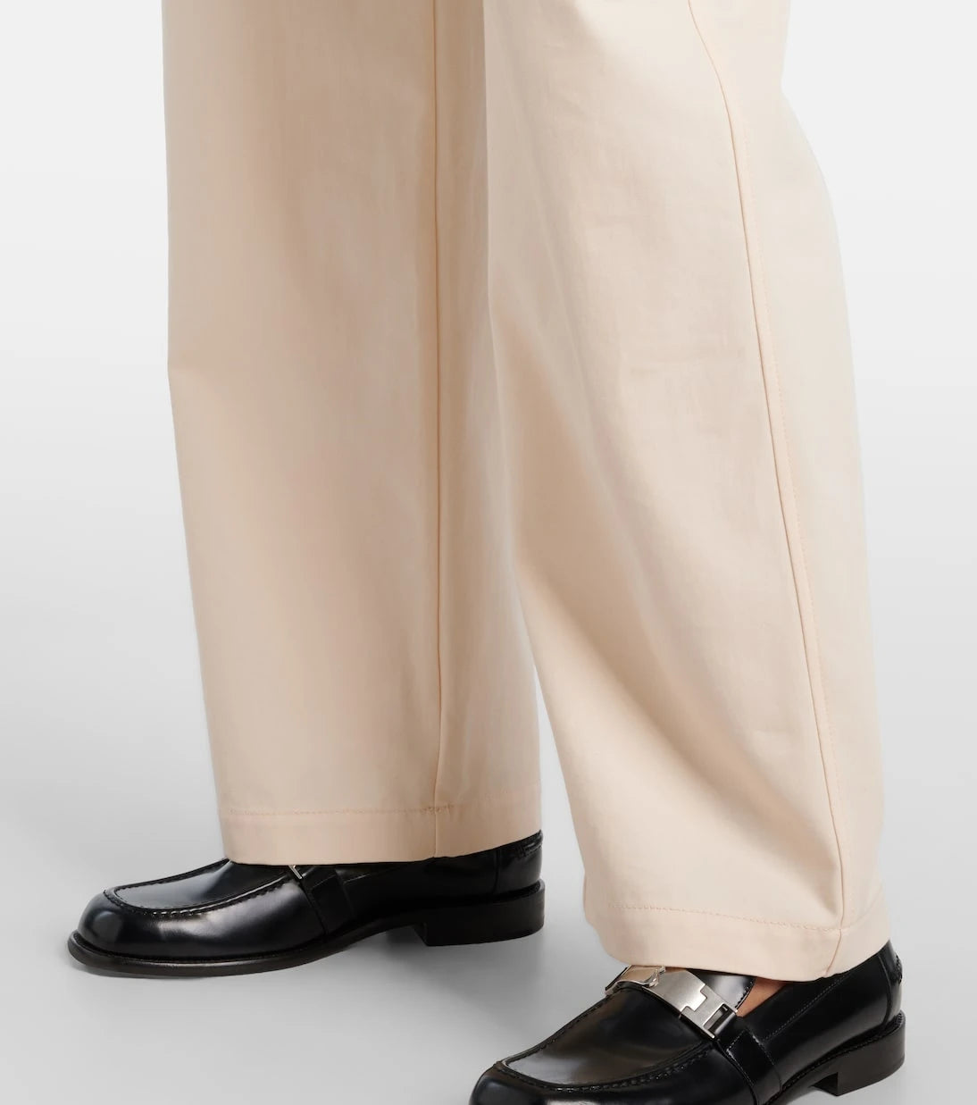 Burberry - Cotton gabardine tapered pants