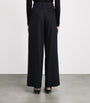 Colombo Kid Cashmere Pleated Wide-Leg Trousers