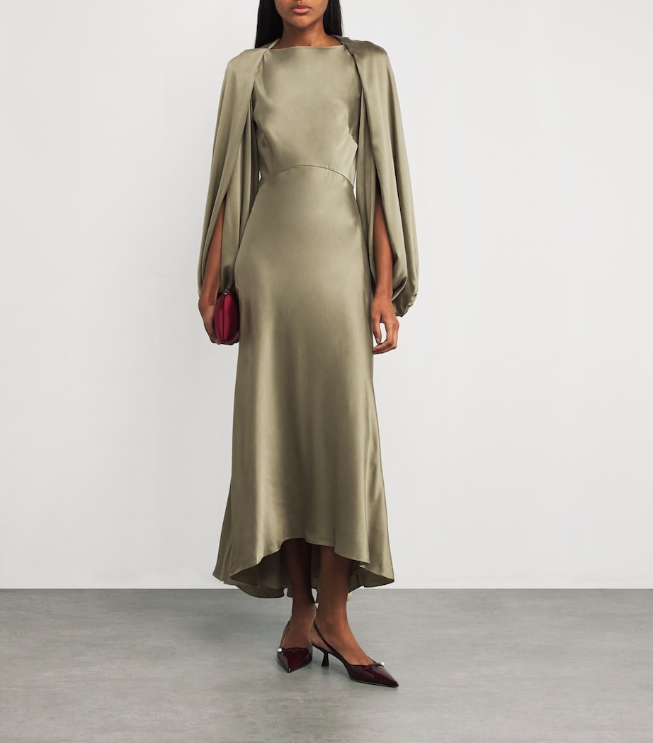 Silk Koda Midi Dress POIRE