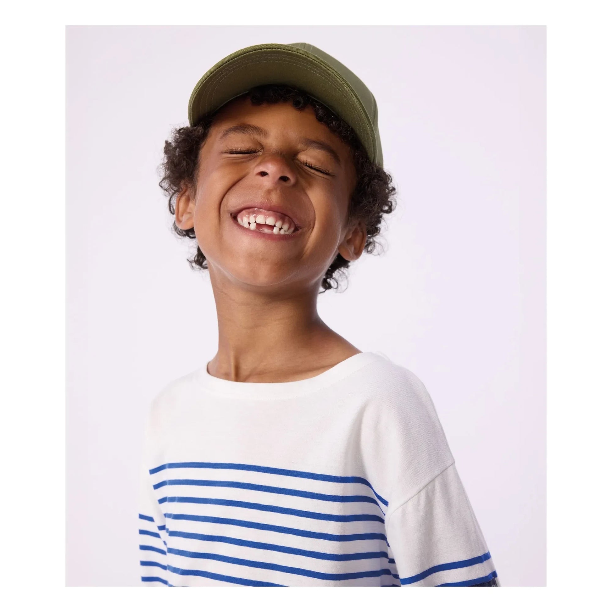 Petit Bateau - Lightweight Marinière T-shirt | Blue