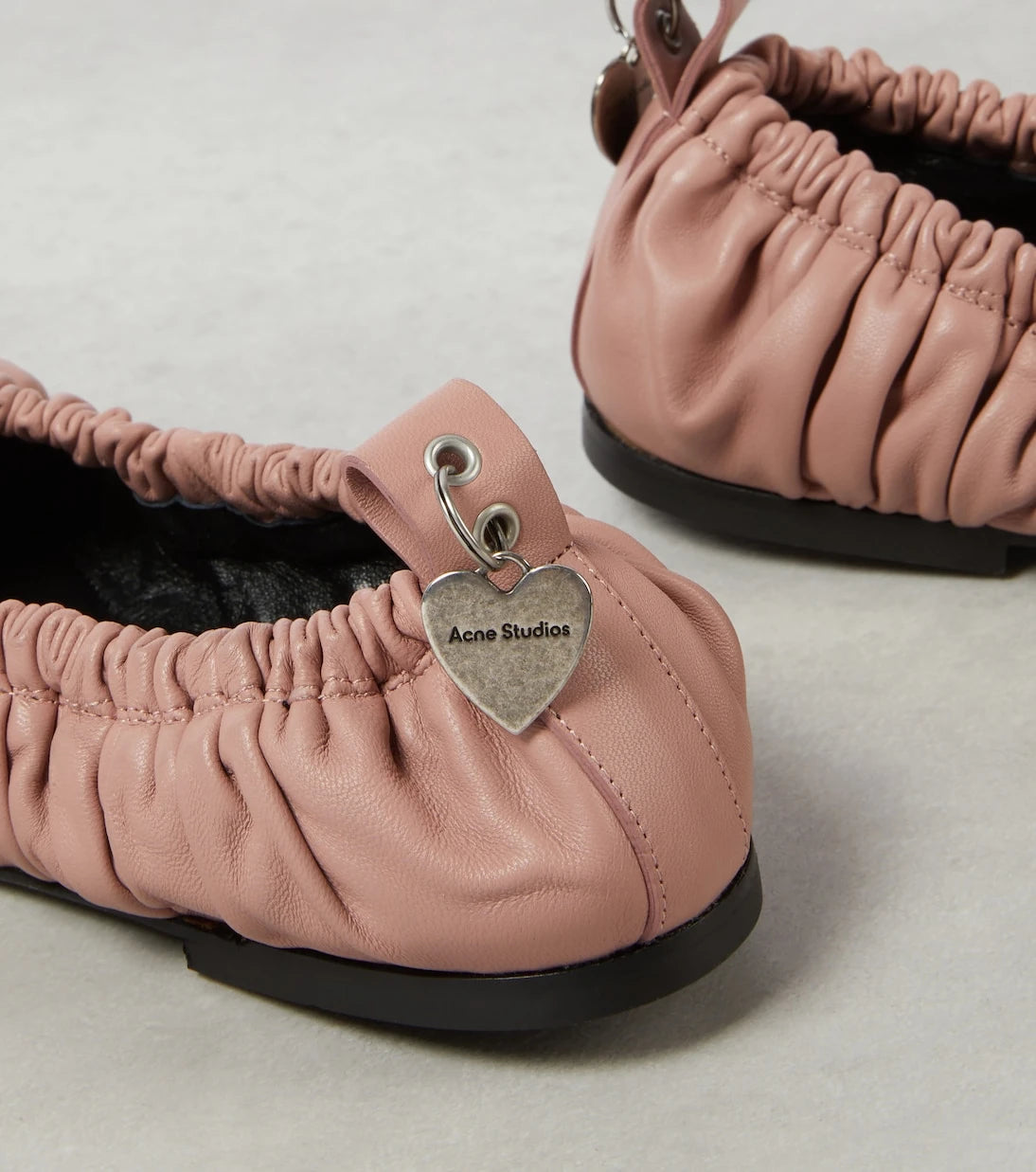 Acne Studios - Bow-detail leather ballet flats