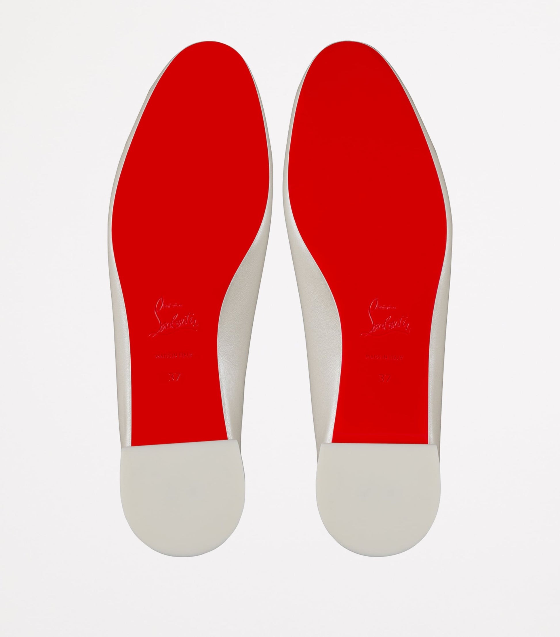 White Sweetie Jane Satin Ballet Flats