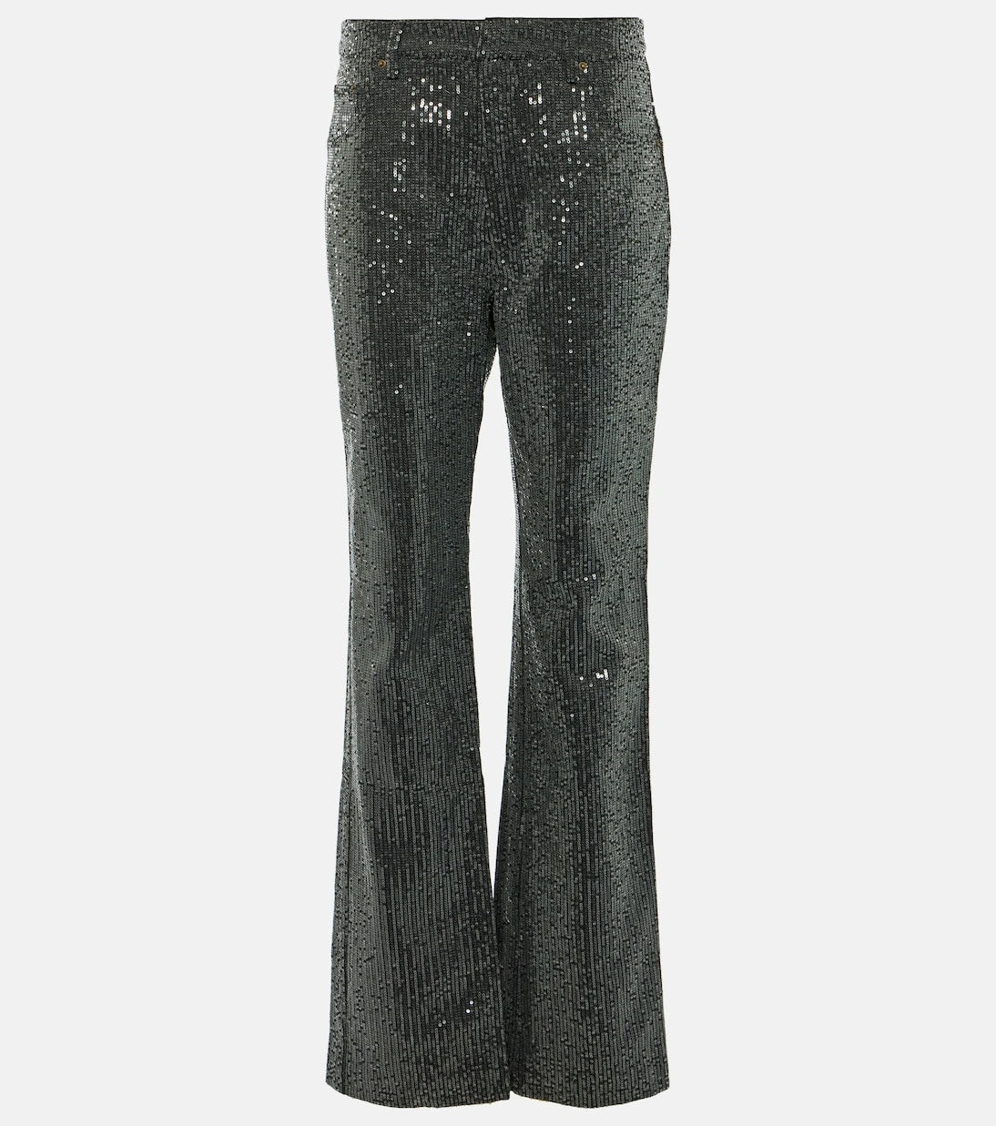 Rotate - Sequined straight jeans