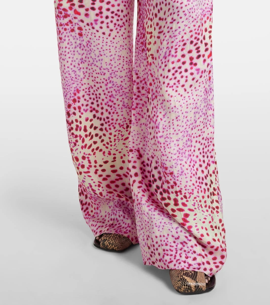 Dries Van Noten - Jacquard wide-leg pants