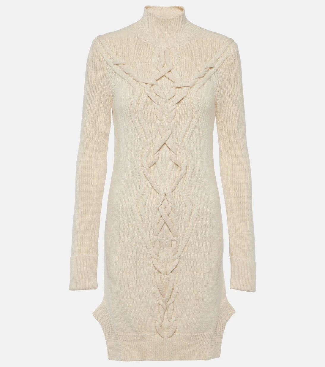 Isabel Marant - Atina cable-knit wool-blend minidress