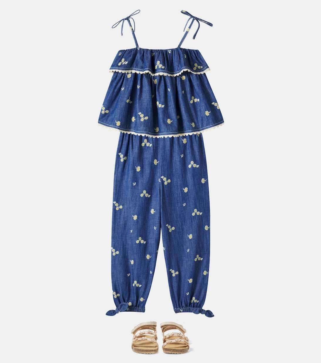 Zimmermann Kids - Lucky Kids embroidered cotton pants
