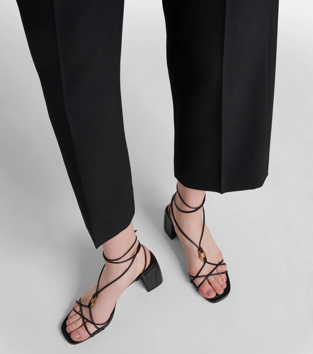 Jimmy Choo - Onyxia 70 leather sandals