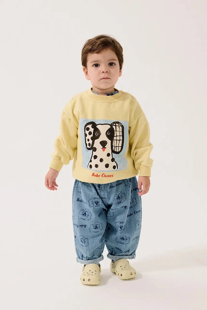 Бебешки памучен суичър Bobo Choses Van Dog