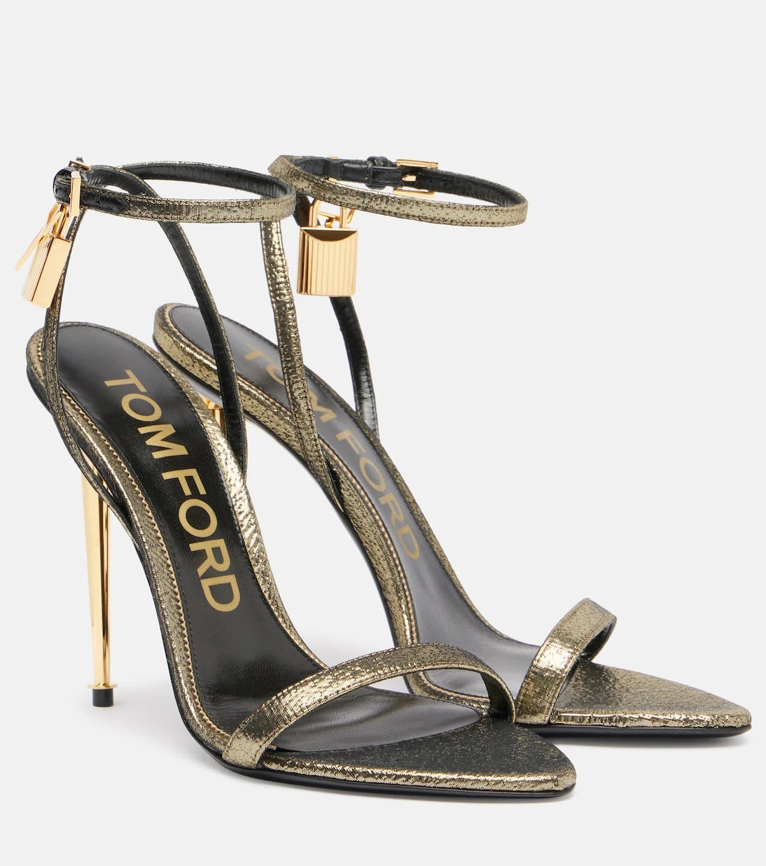 Tom Ford - Padlock 105 metallic sandals