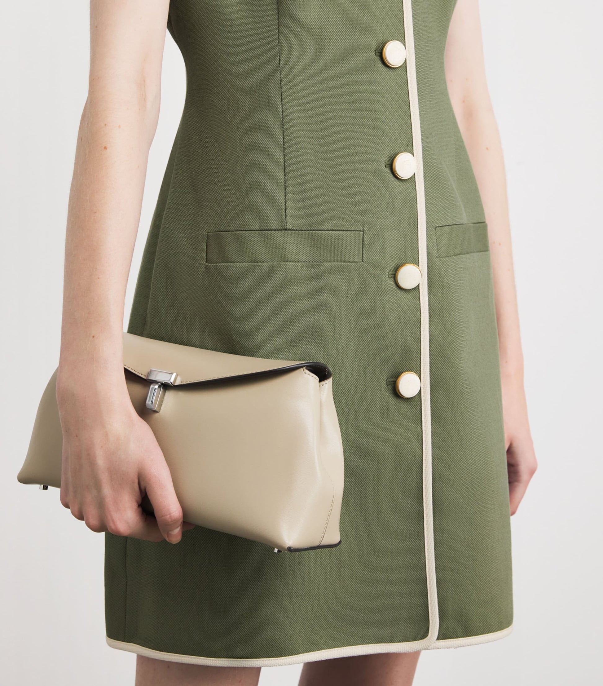 Veronica Beard Green Whistler Mini Dress