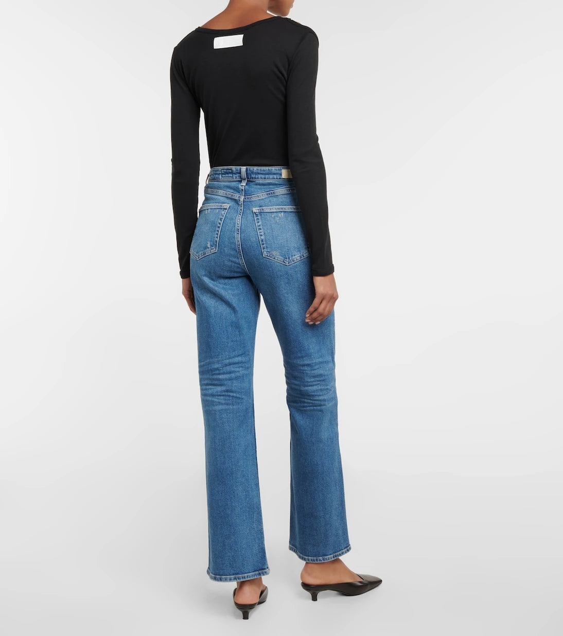 AG Jeans - High-rise boyfriend jeans