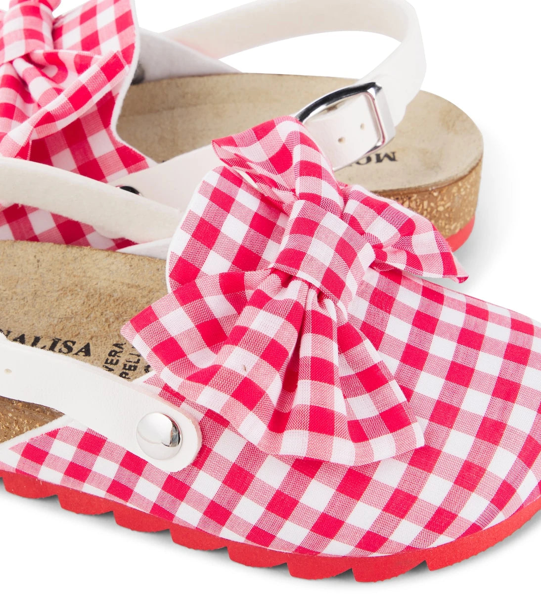 Monnalisa - Gingham clogs
