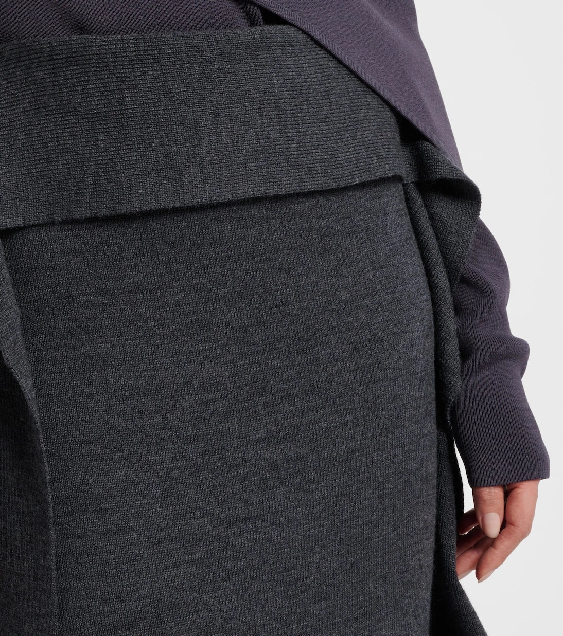 Entire Studios - Tier wool maxi skirt