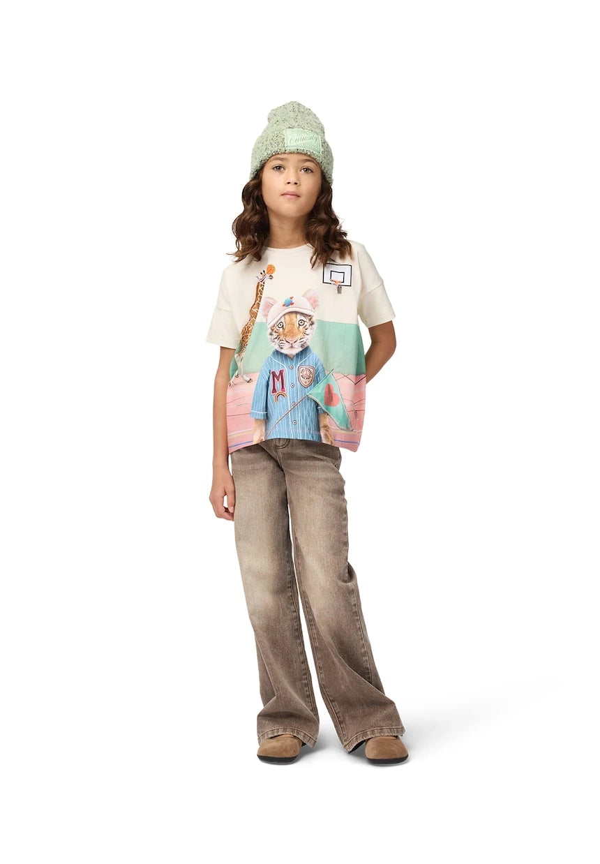 Molo - Raeesa printed cotton-blend jersey T-shirt