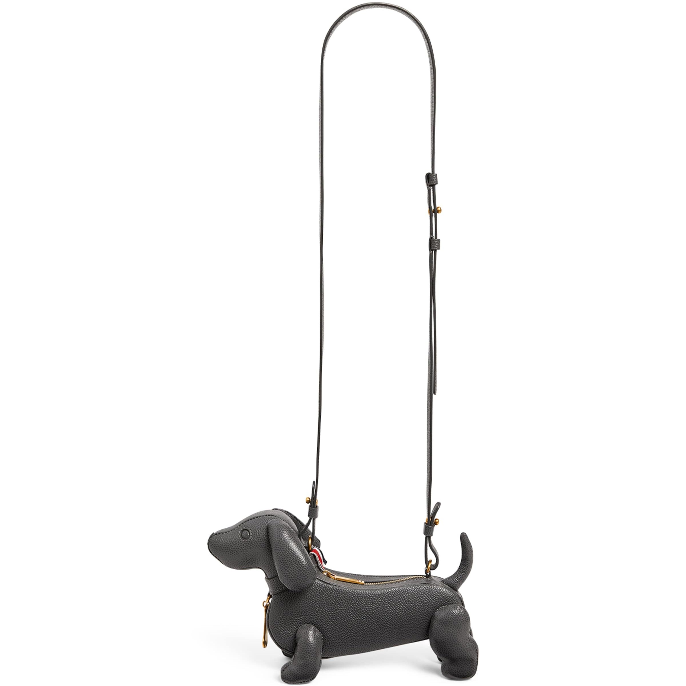 Thom Browne Grey Mini Hector Cross-Body Bag