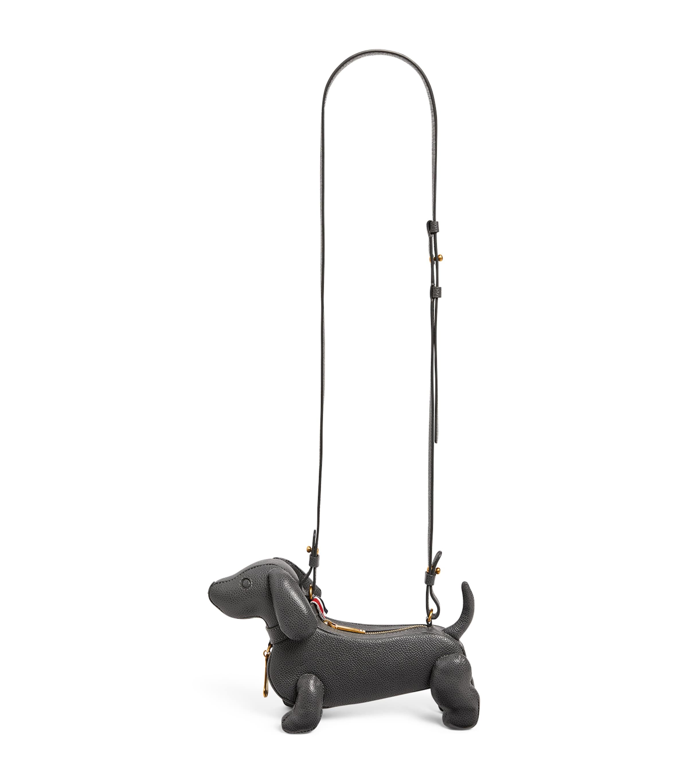 Thom Browne Grey Mini Hector Cross-Body Bag