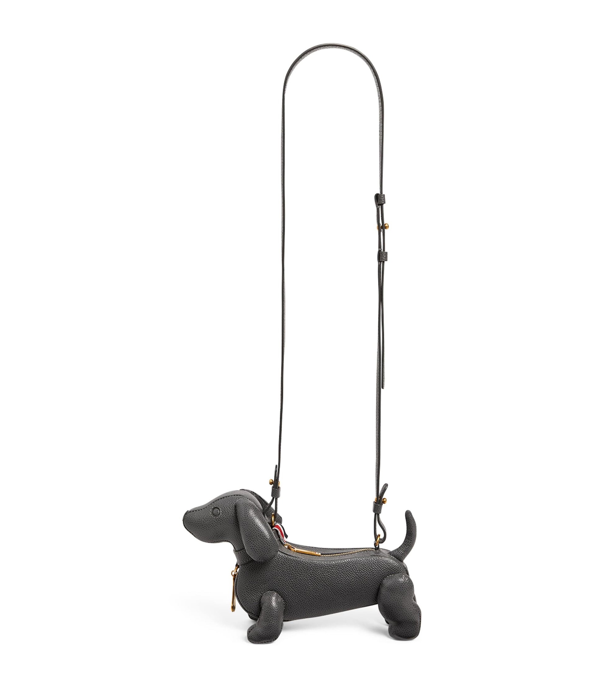 Thom Browne Grey Mini Hector Cross-Body Bag