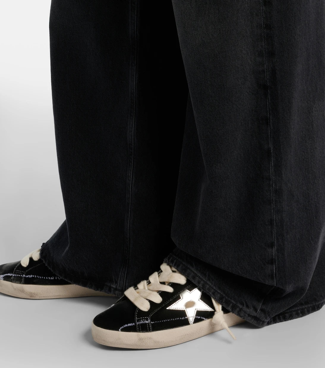Golden Goose - Super-Star velvet sneakers