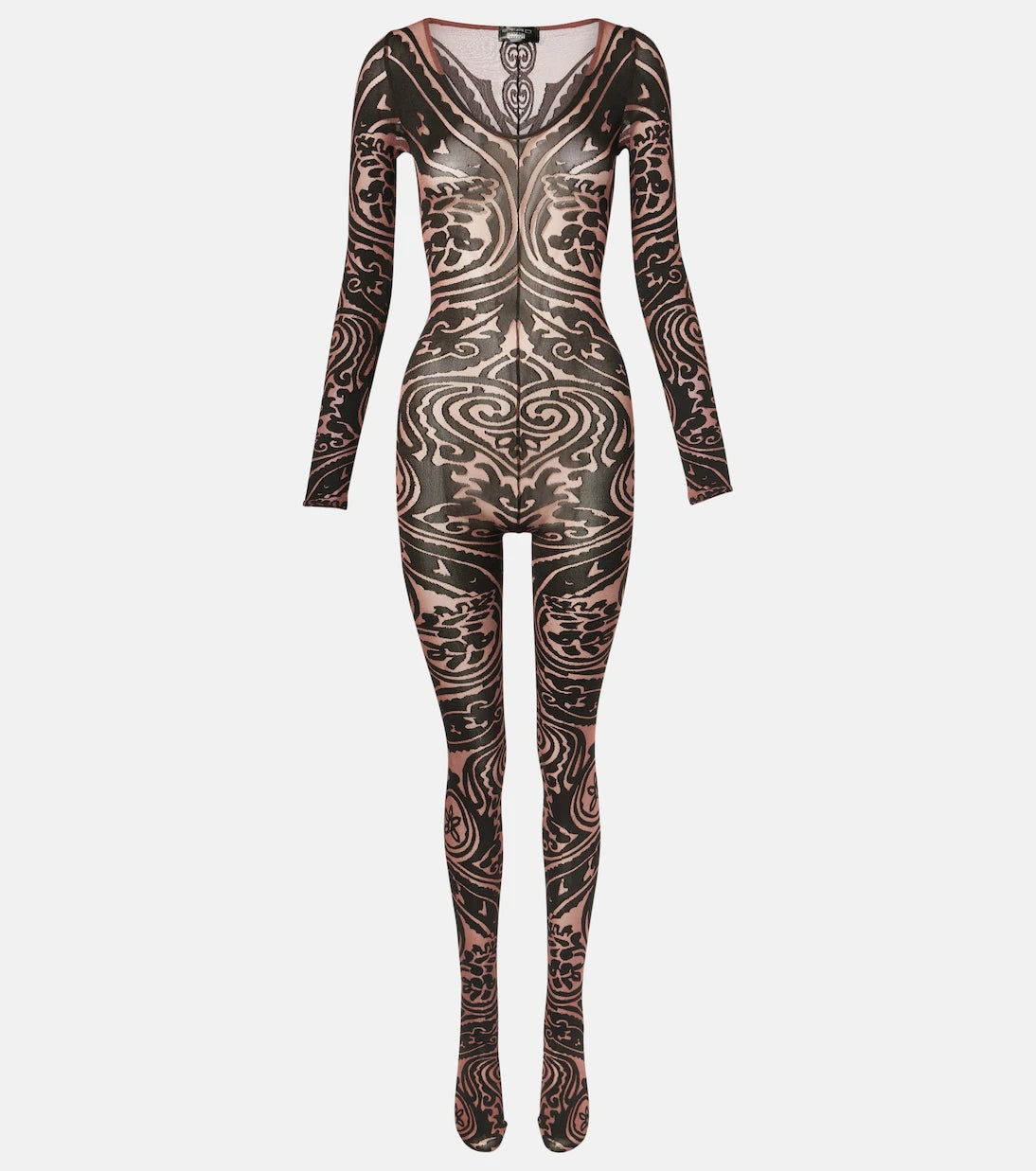 Wolford - ثوب قطة منقوشة بيزلي x Etro Tattoo