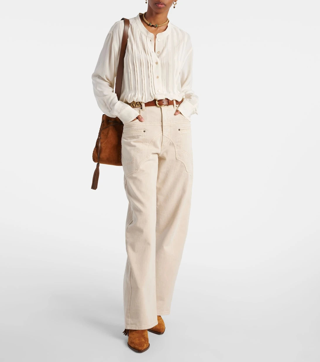 Isabel Marant - Adzara pleated blouse