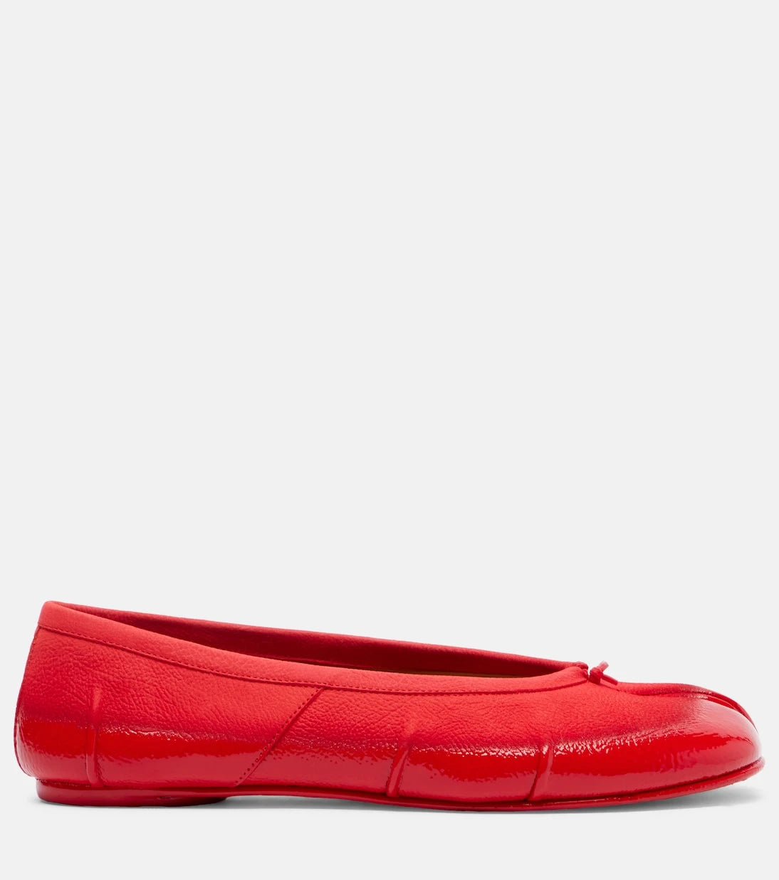 Maison Margiela - Tabi patent leather ballet flats
