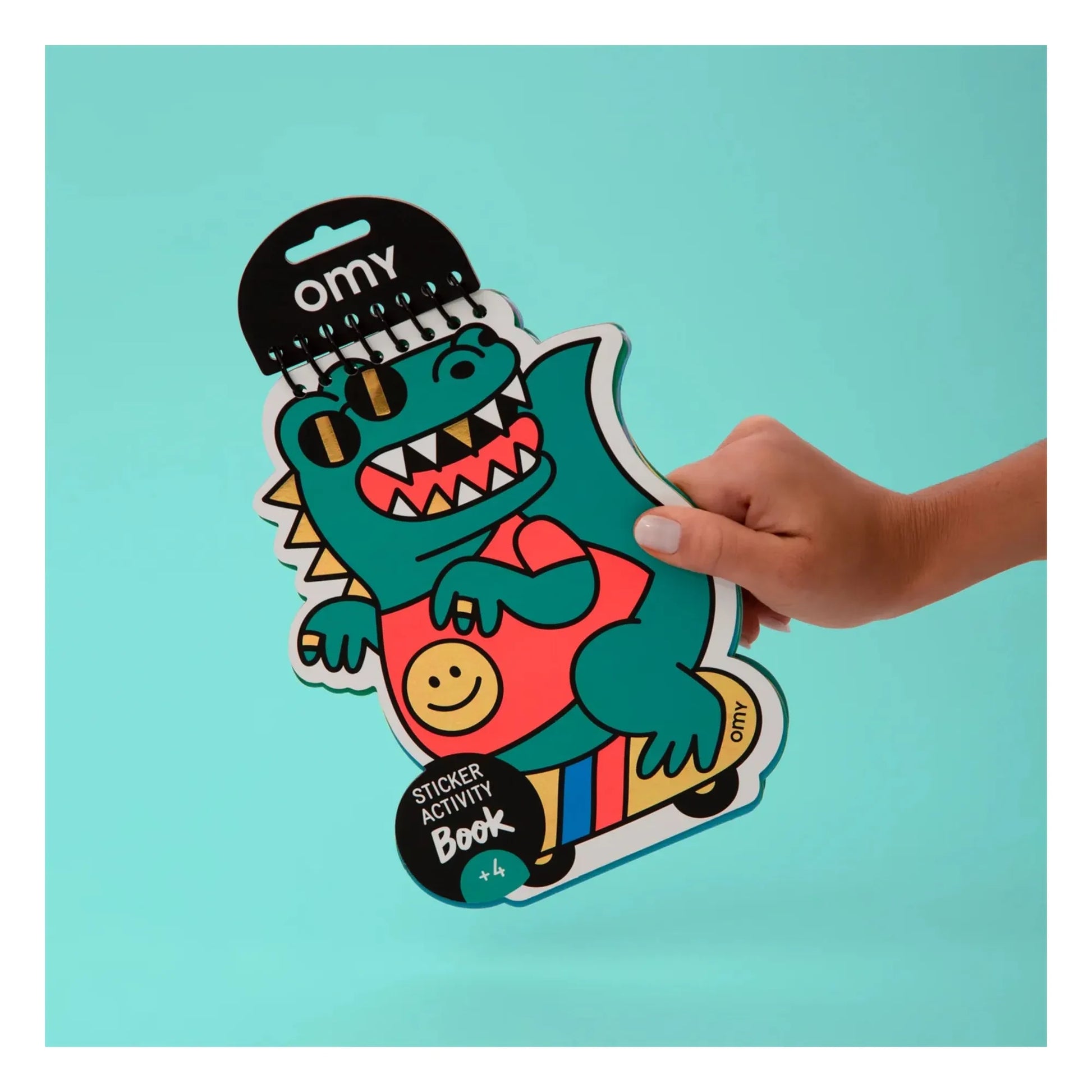 Omy - Dino sticker activity book