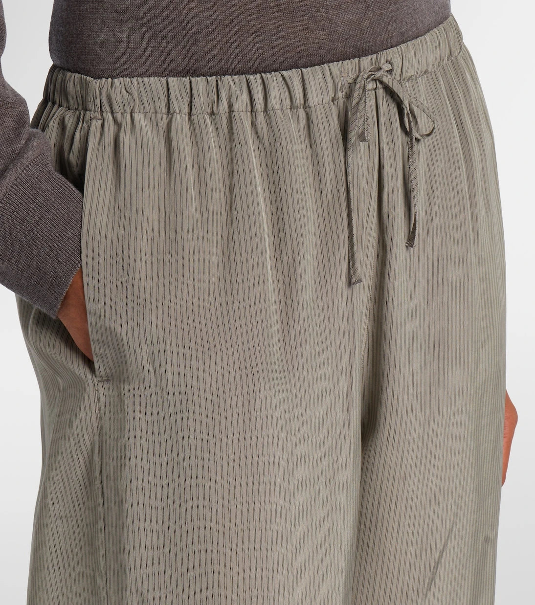 Róhe - Striped wide-leg pants