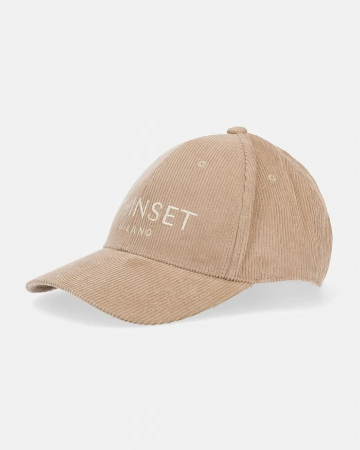 Twinset kadın kot kumaş vizörlü şapka
