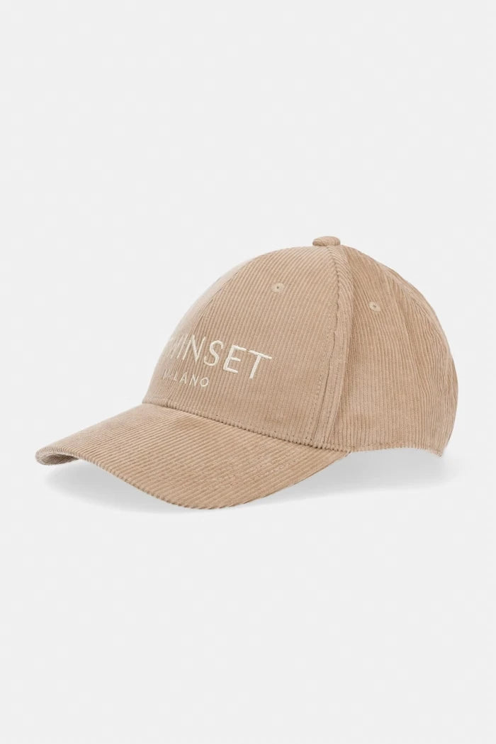 Twinset kadın kot kumaş vizörlü şapka