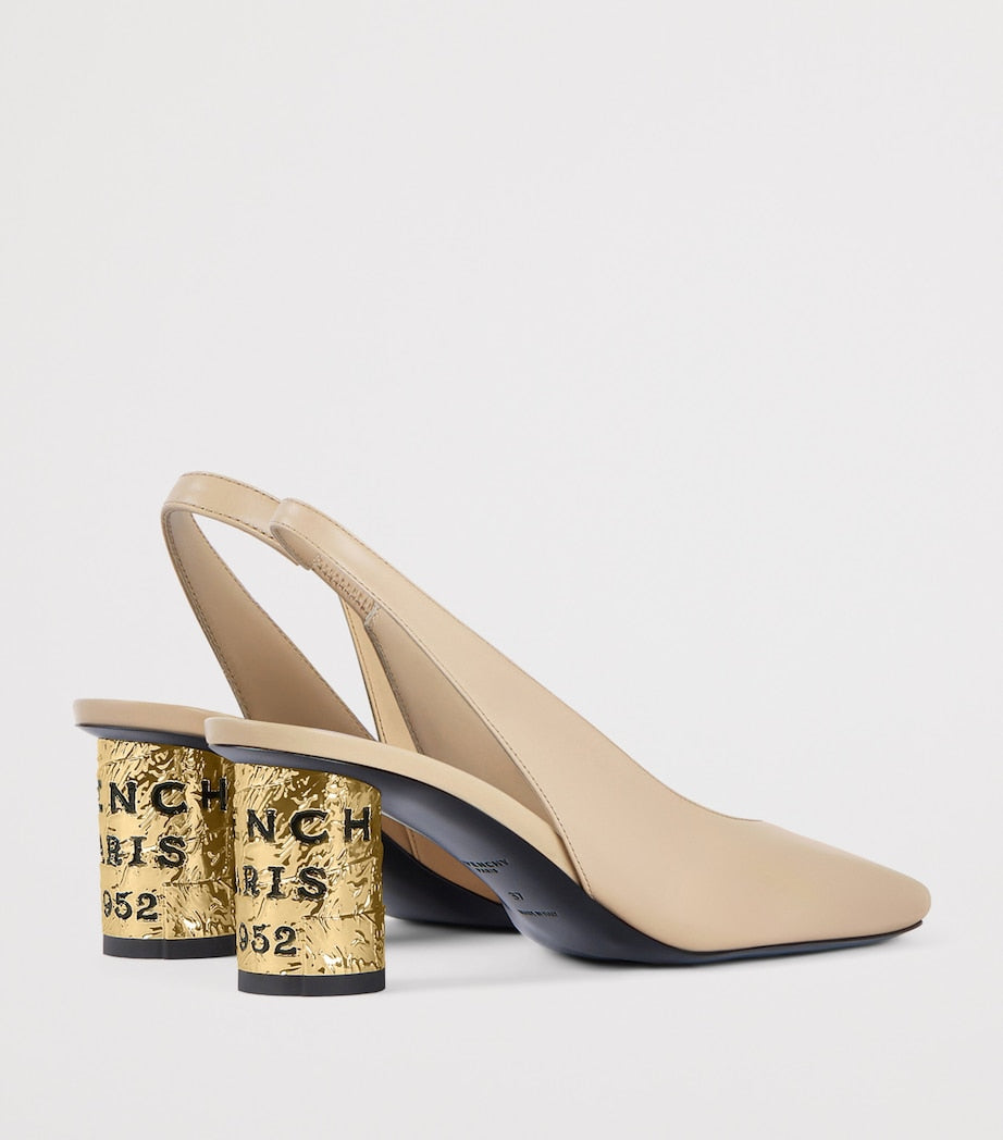 Givenchy Leather Tape Slingback Pumps 65