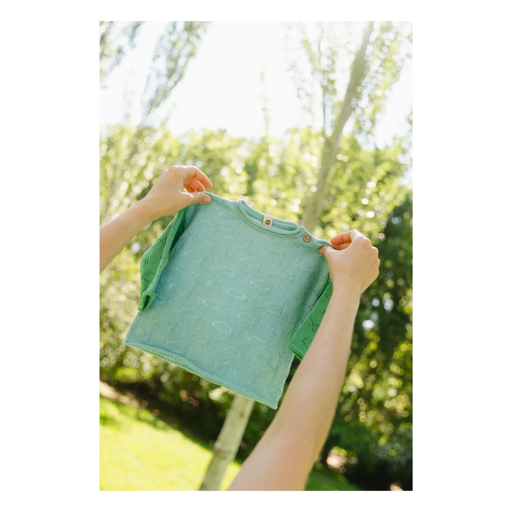 Bayiri - Underwater organic cotton sweater | Green