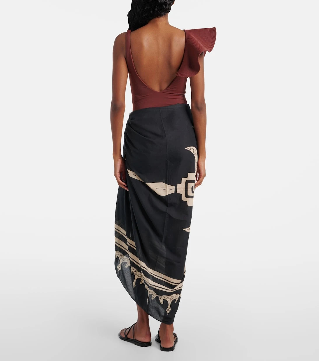 Johanna Ortiz - Printed cotton beach cover-up