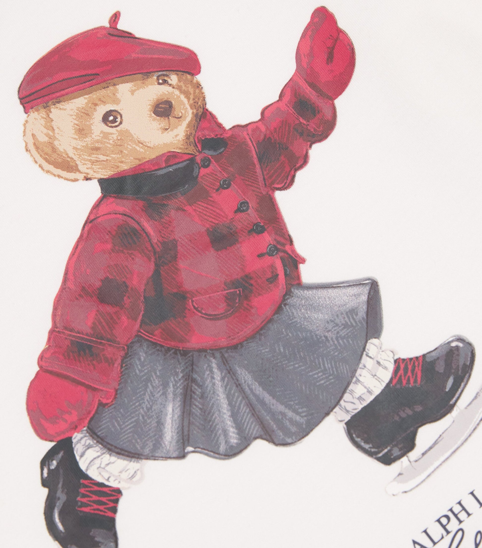 Ralph Lauren Kids Skating Polo Bear Long-Sleeve T-Shirt (2-7 Years)