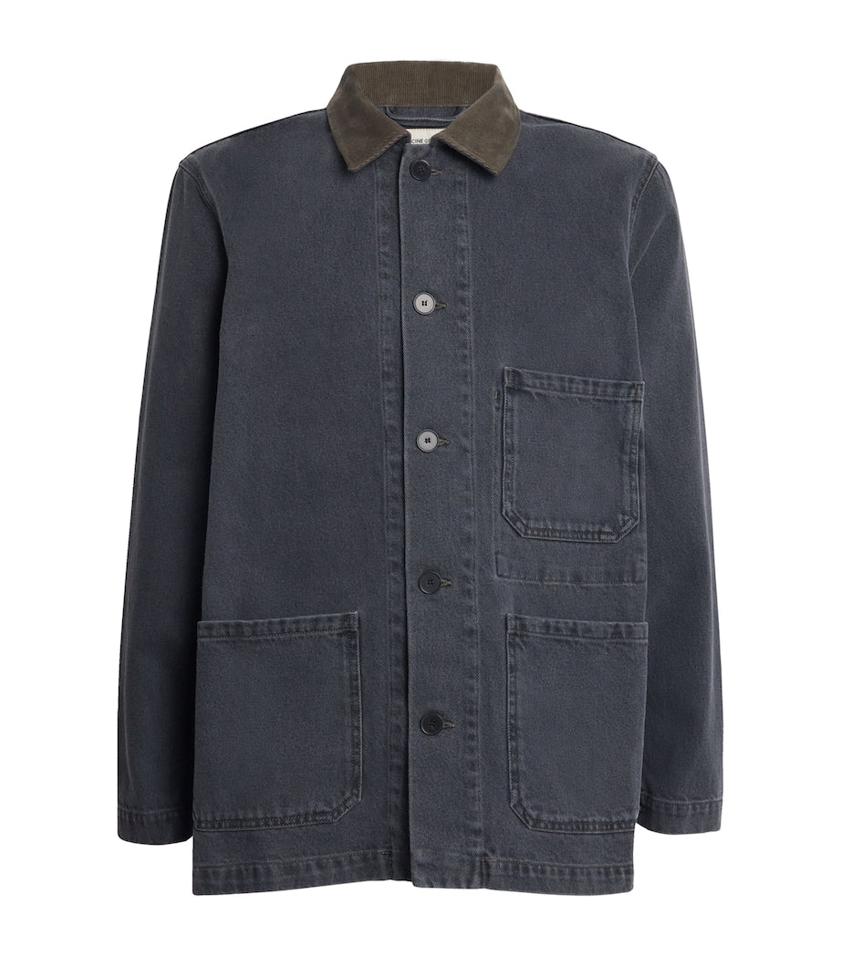Officine Generale Cotton Corduroy-Collar Carlito Jacket