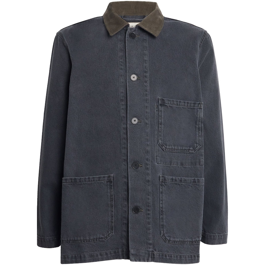 Officine Generale Cotton Corduroy-Collar Carlito Jacket