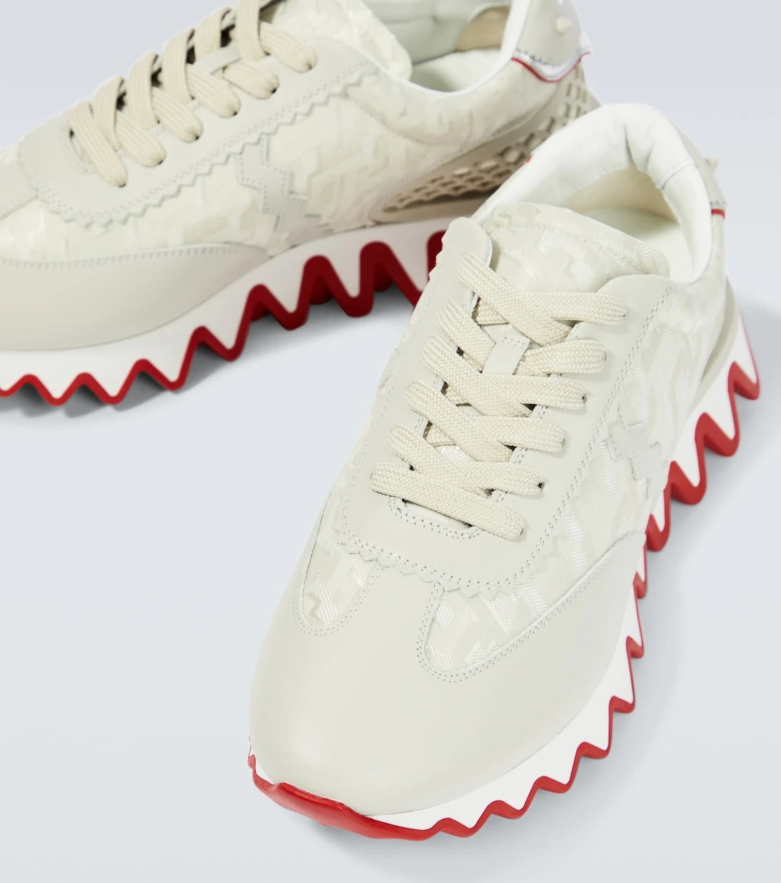 Christian Louboutin - Loubishark leather sneakers