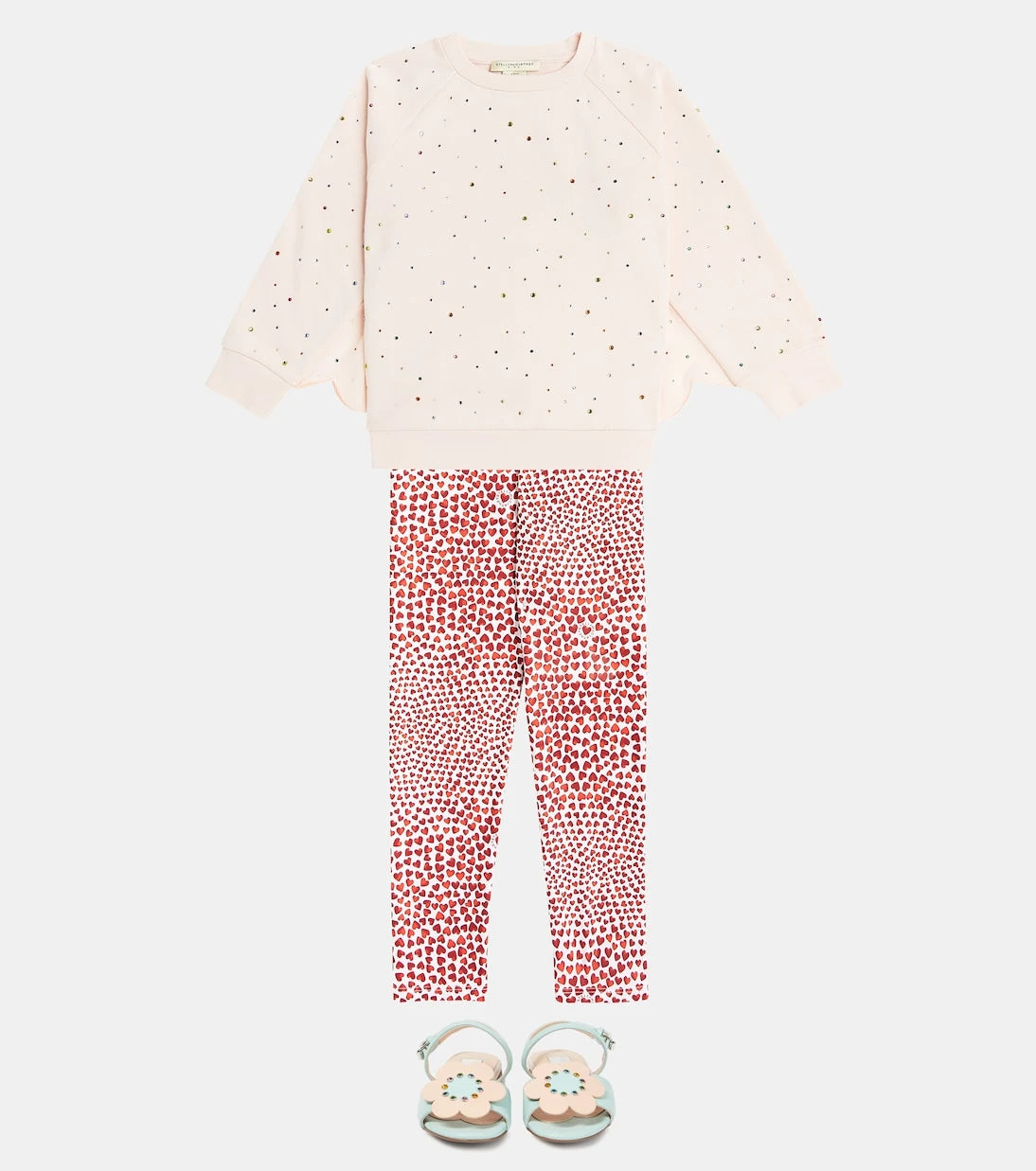 Stella McCartney Kids - Embellished cotton sweatshirt